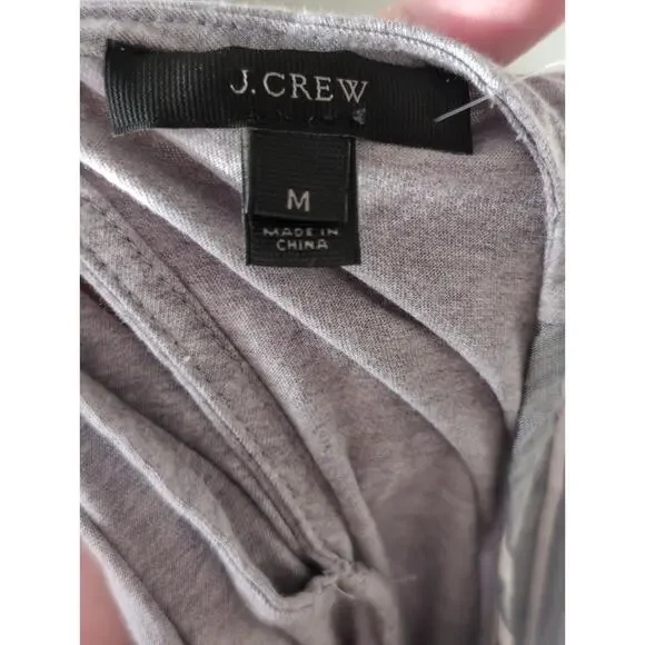 J. Crew NWT feminine striped lightweight blouse peplum M - Picture 6 of 8